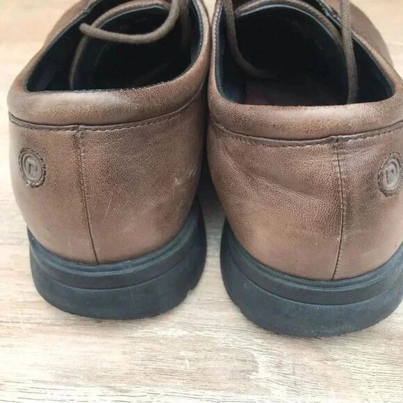 Rockport Brown Leather Men’s Dress Shoes Size 9.5 - Picture 8 of 15